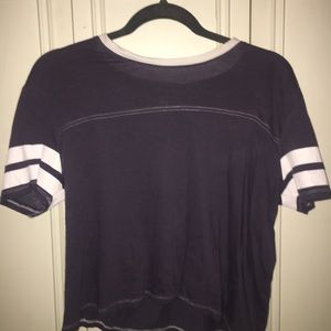 Purple Cropped Tee 🛍